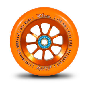 River Wheels - Rapids 110mm (Orange On Orange)