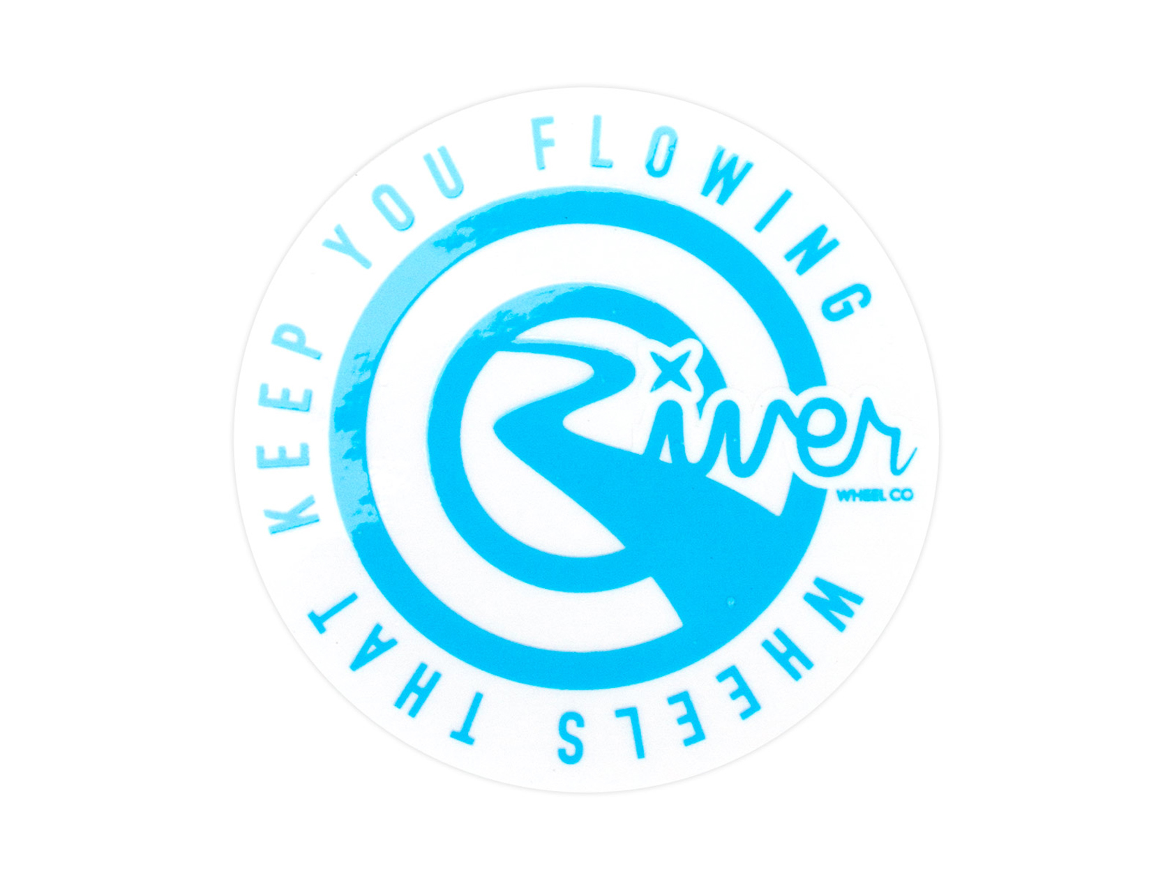 River Wheel Co-Round Large Sticker (25-PACK)